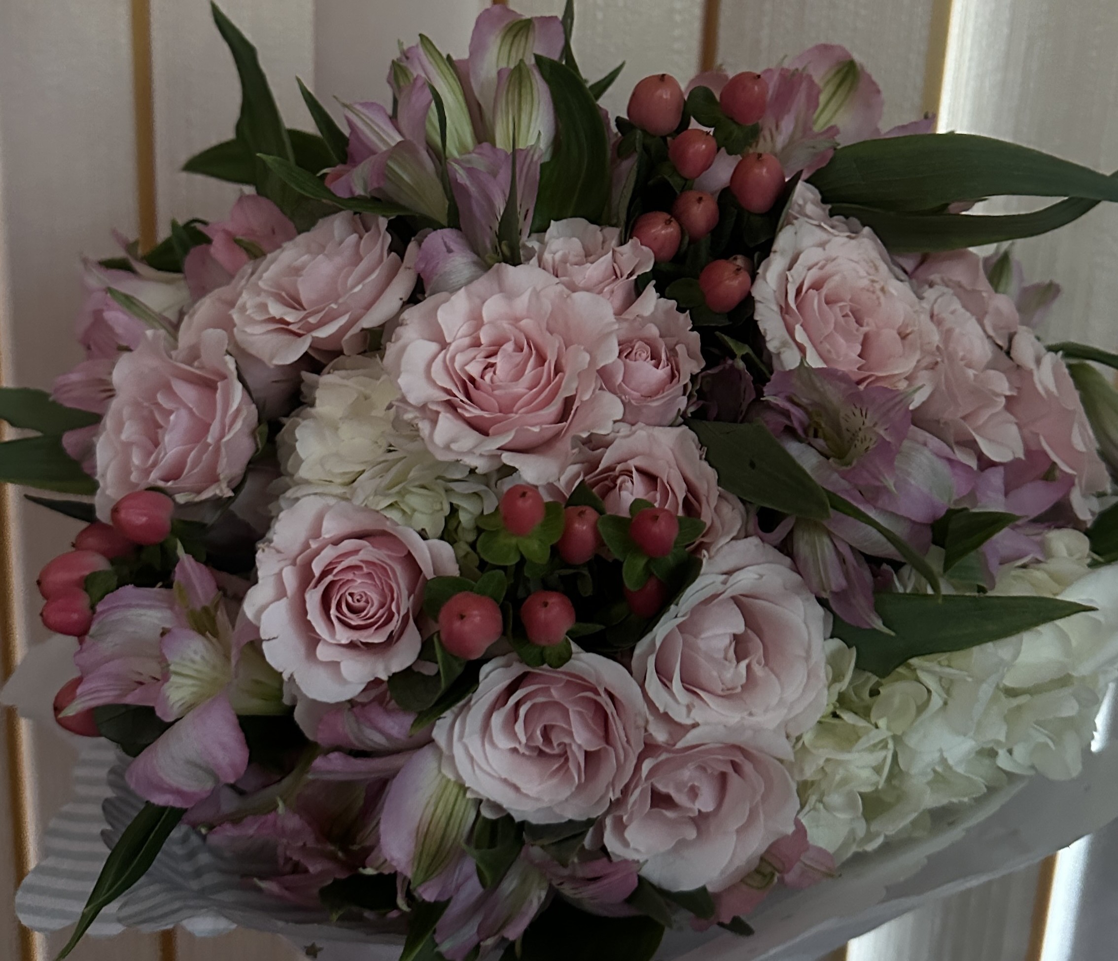 Pink flower bouquet